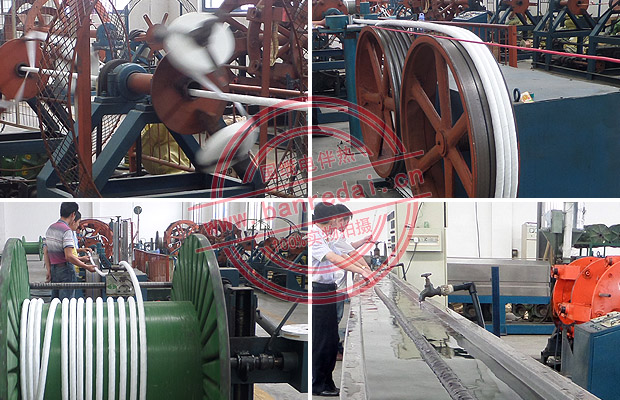 防腐伴熱采樣復合管(伴熱管纜)生產流程圖